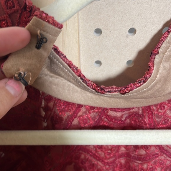 MNM COUTURE
NF BY NOUR N0293 DRESS burgundy - Picture 8 of 17